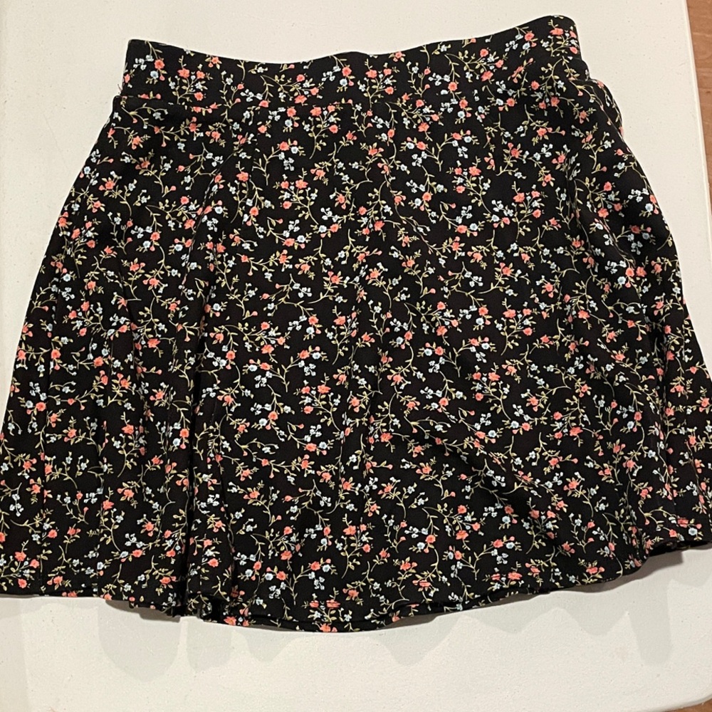 Floral Rayon Skirt